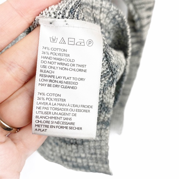 Silence & Noise UA Grey Marled Sweater XS - Picture 4 of 6